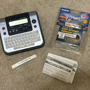 Brother P-Touch 1280 Label Maker + NEW Sealed Extra-Strength Tape